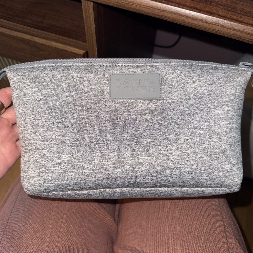 Dagne Dover Heather Grey Hunter Toiletry Bag